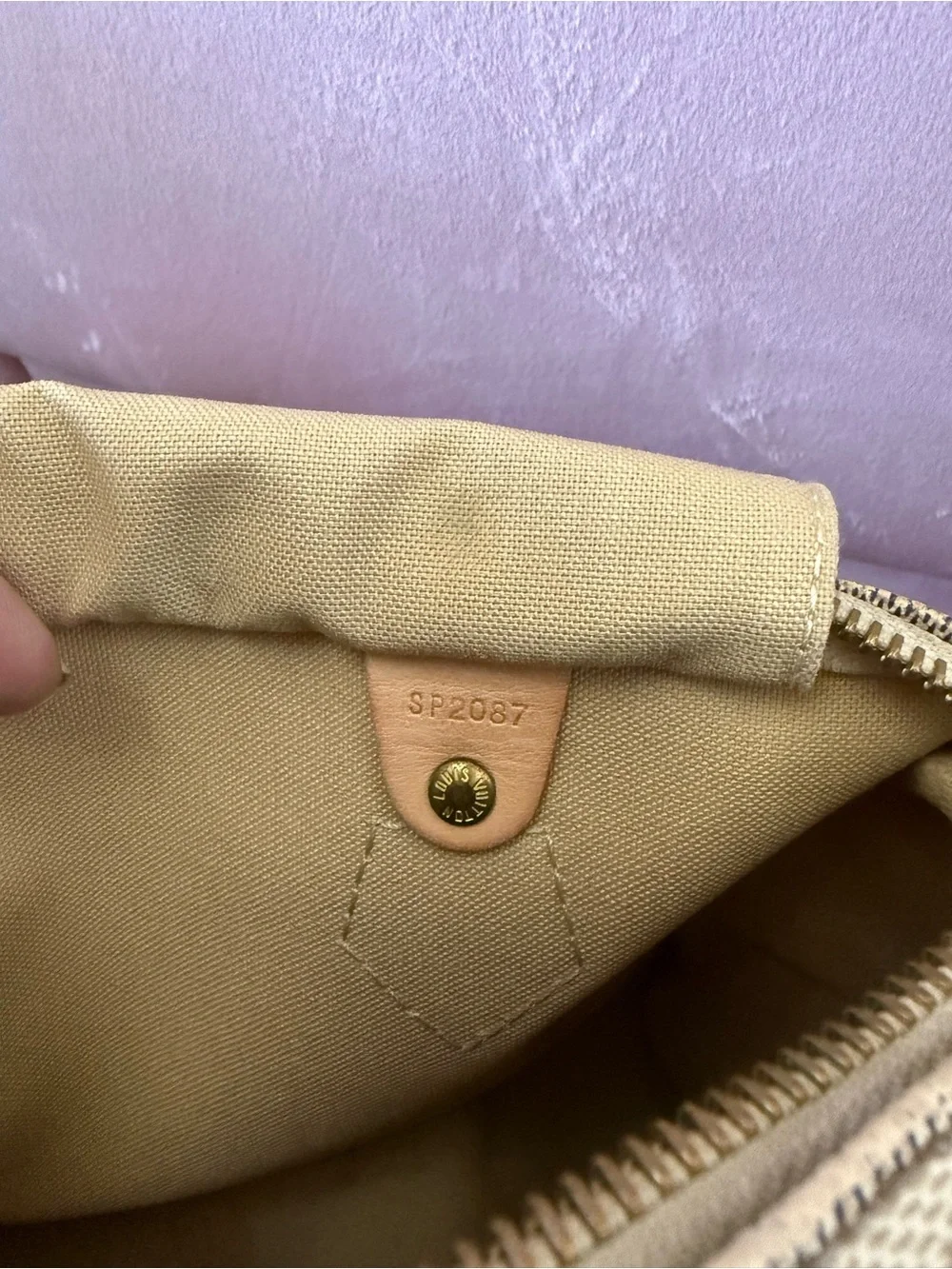 💯Authentic! Louis Vuitton LV Damier Azur Speedy 25.